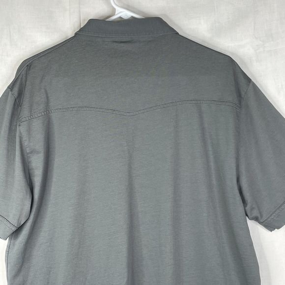 Travis‎ Mathew Mens Sz XL Golf Polo Shirt Gray Faux Pockets Short Sleeve Matthew - Picture 12 of 13